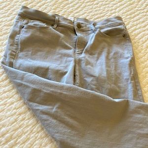 Loft Outlet gray crop denim size 12